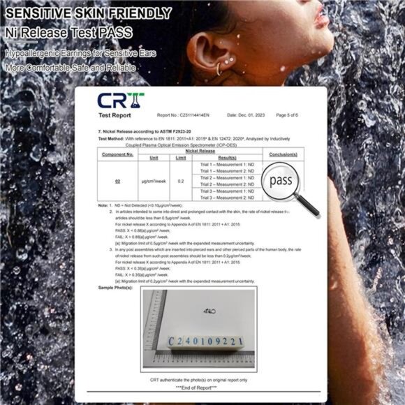 21Pairs Surgical Steel Flat Back Earrings Hypoallergenic 20G Screw Back - Picture 3 of 7